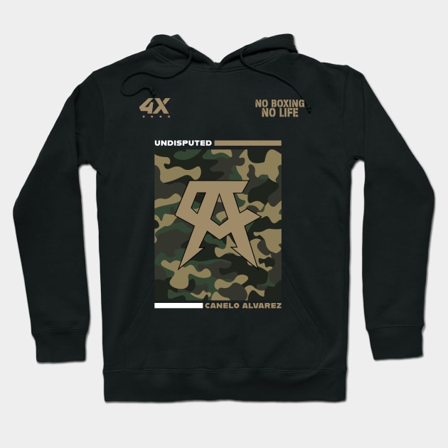 Canelo Camouflage 4x Champion Hoodie by cagerepubliq